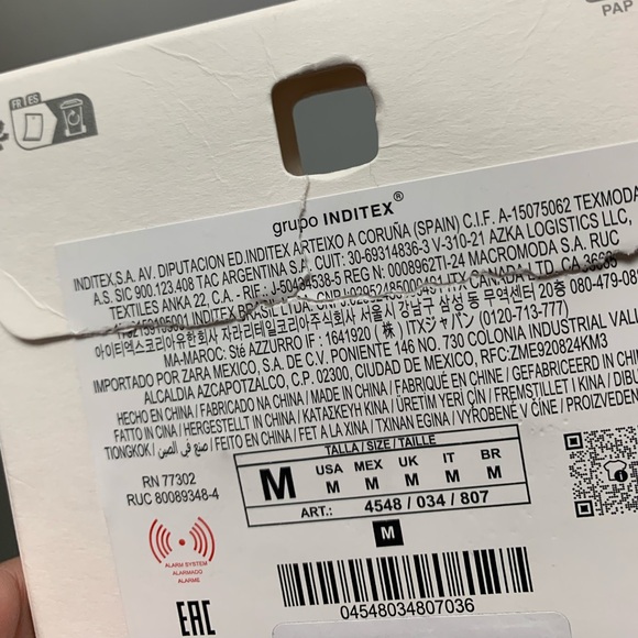 Zara NWT Woman Accessories RHINESTONE LOBSTER EARRINGS Anthracite Grey festival - Picture 8 of 8